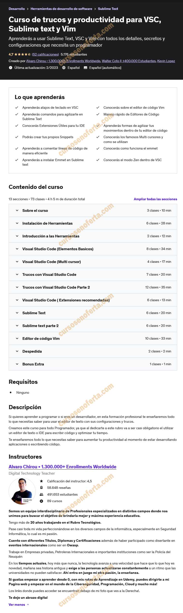 Curso de trucos y productividad para VSC Sublime text y Vim