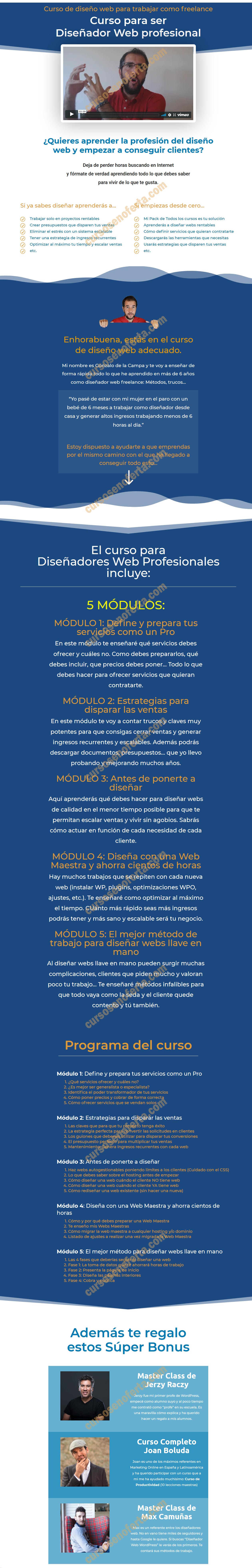 Curso Diseñador Web Profesional