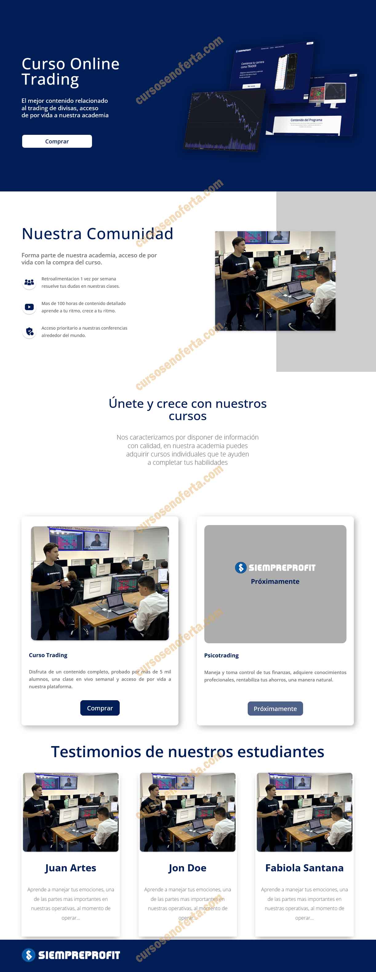 Curso Online Trading - siempreprofit