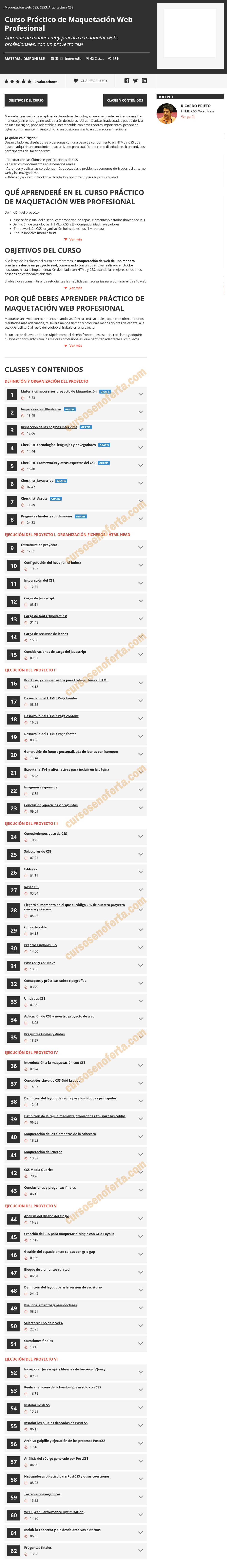 Curso Práctico de Maquetación Web Profesional