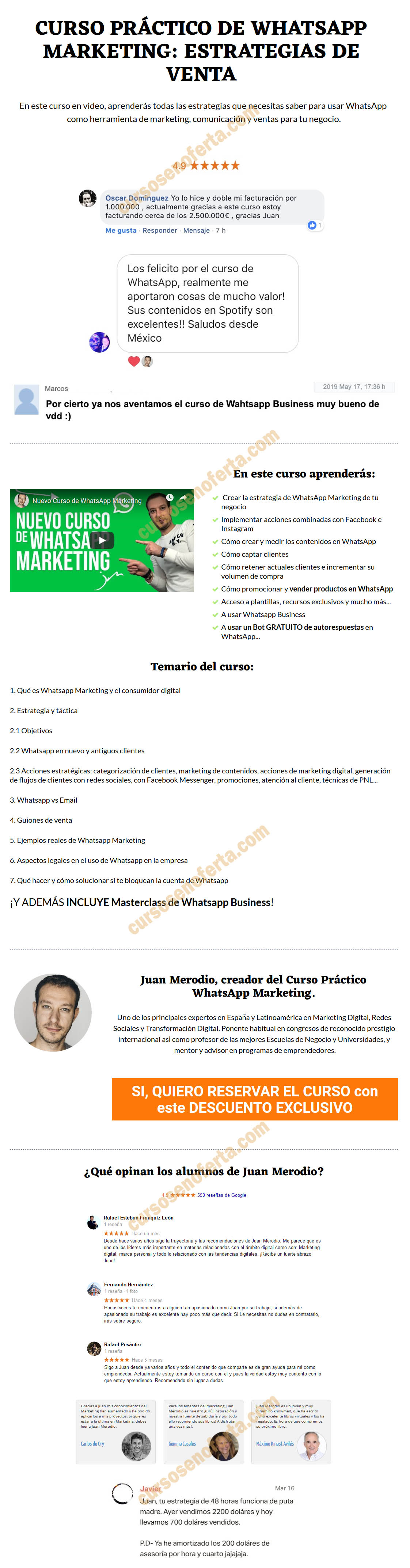Curso Práctico Whatsapp Marketing