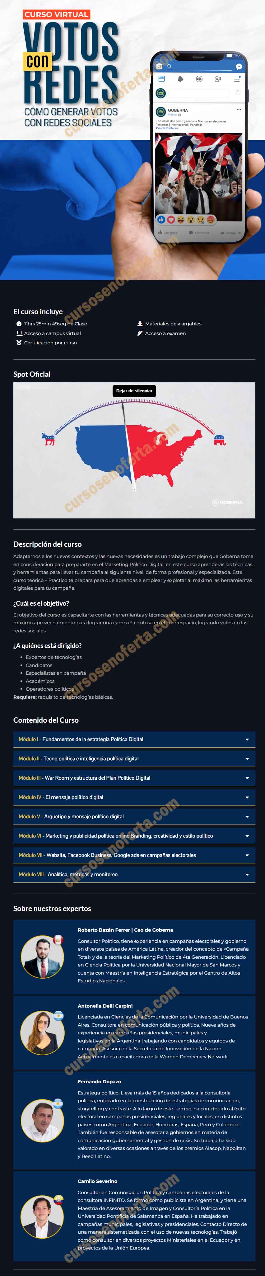 Curso Virtual Votos con Redes - goberna