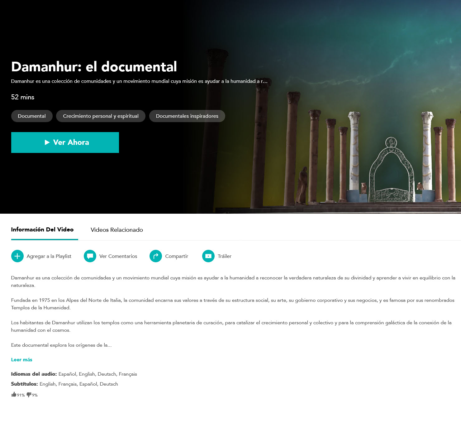 Damanhur el documental - Gaia