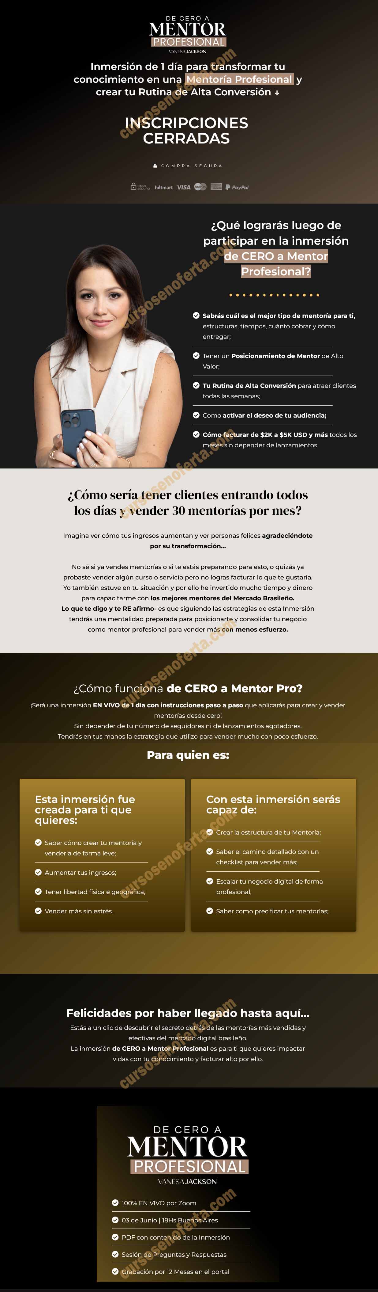 De Cero a Mentor Profesional - Vanesa Jackson