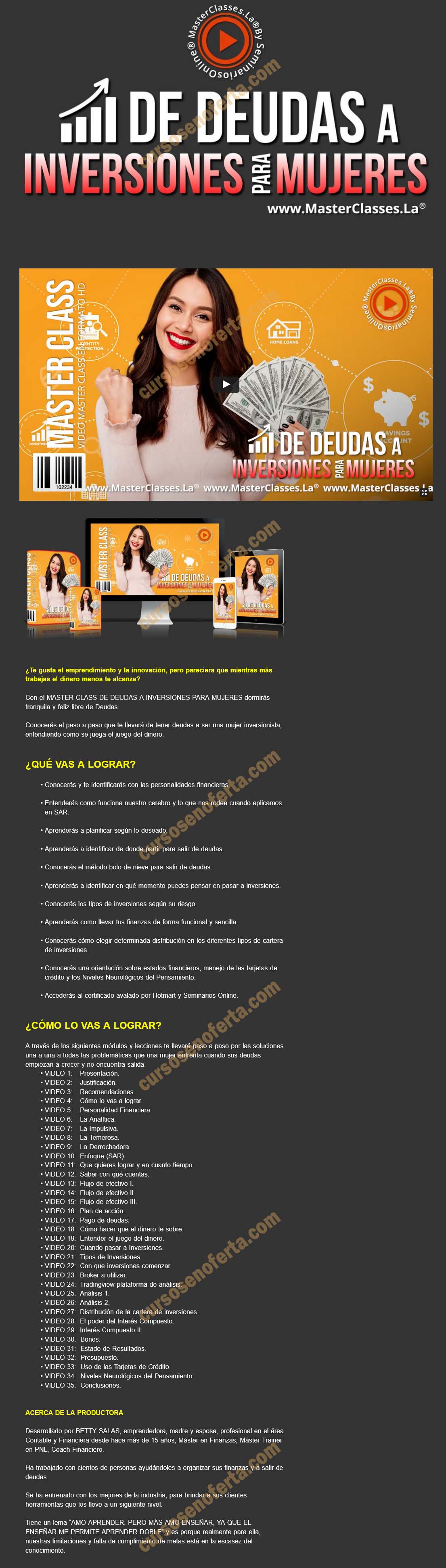 De deudas a inversiones para mujeres