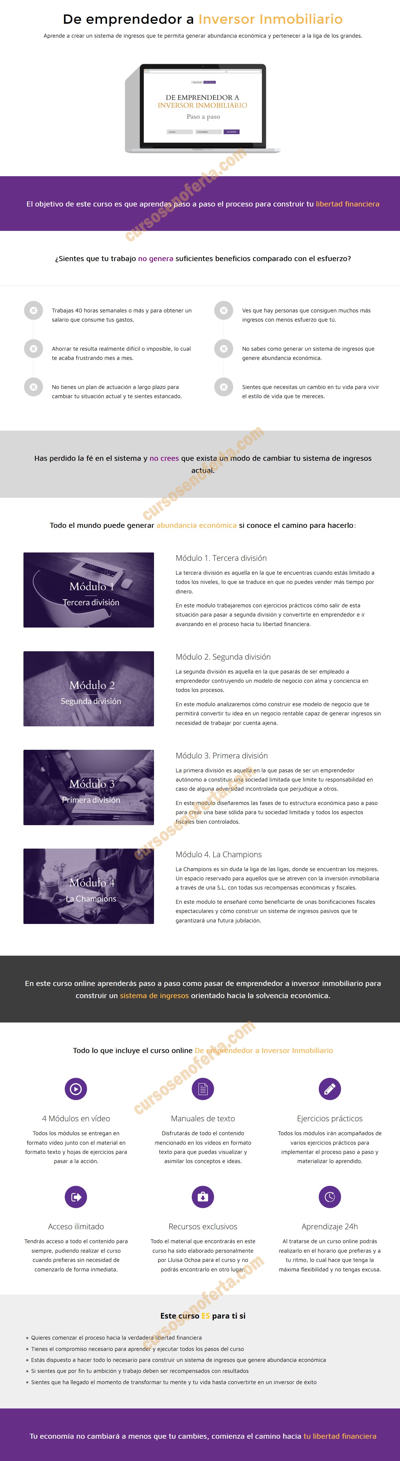 De Emprendedor a Inversor Inmobiliario - lluisa ochoa