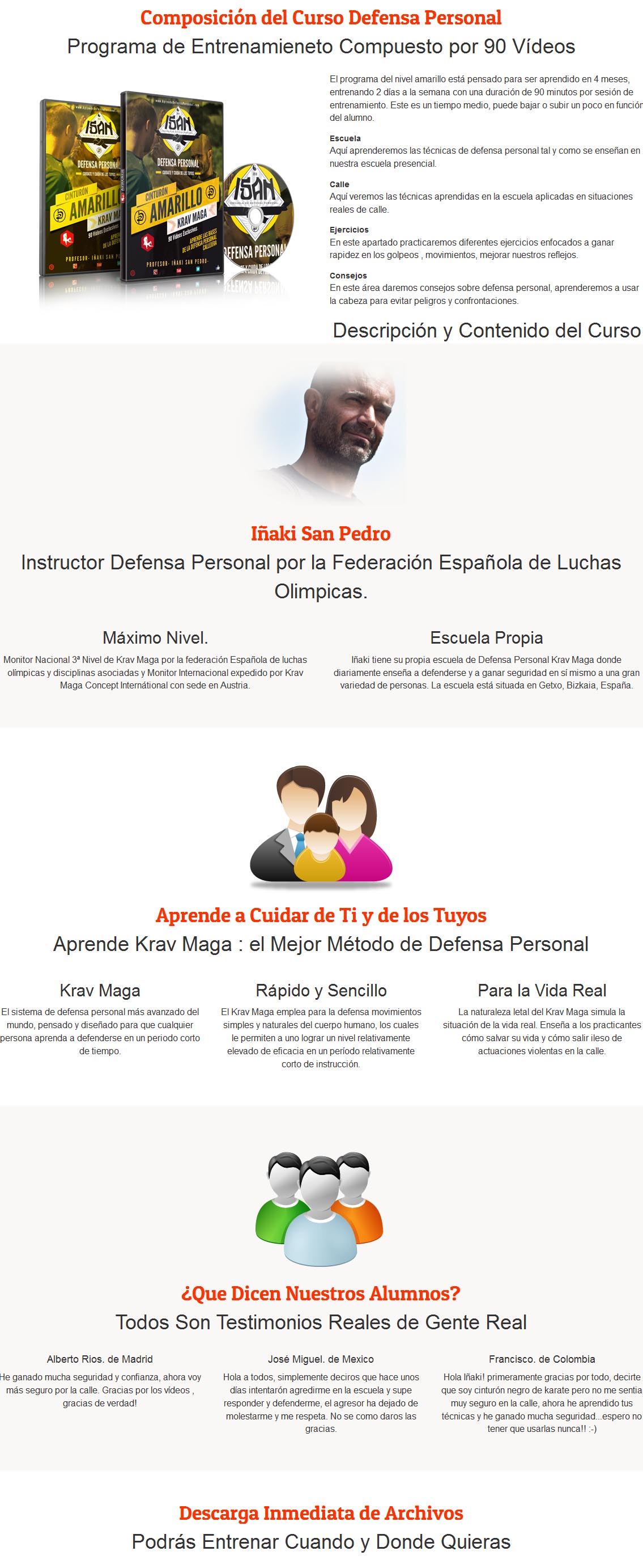 Defensa Personal Cinturón Amarillo