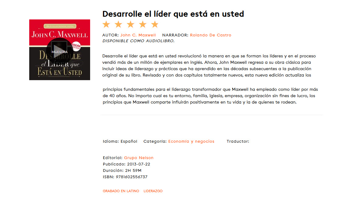 Desarrolle el líder que está en usted