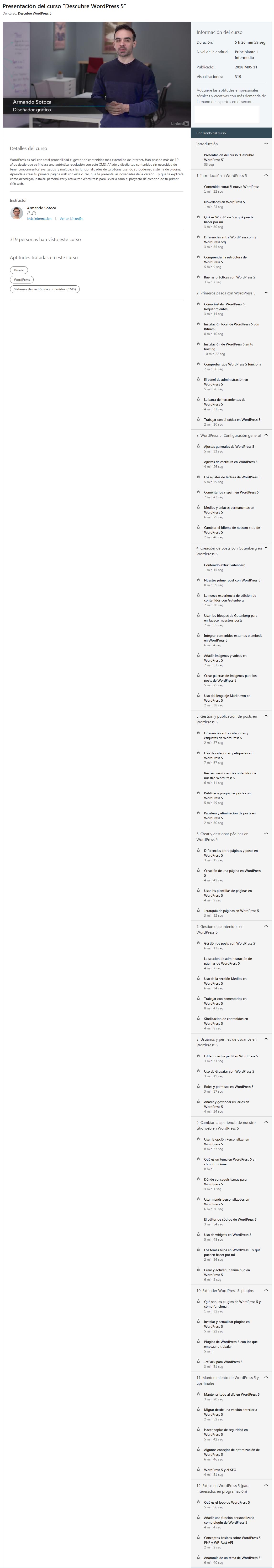 Descubre WordPress 5 - armando sotoca