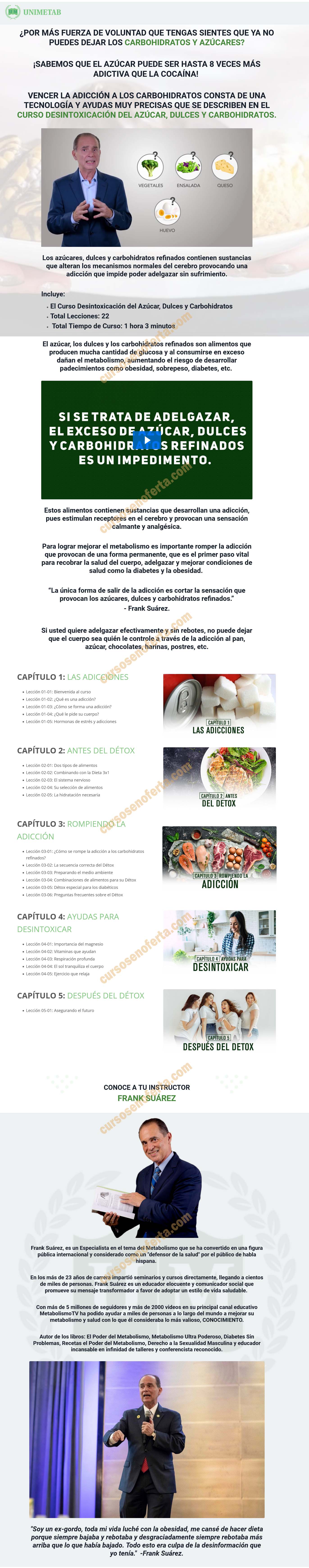 Desintoxicación del azúcar, dulces y carbohidratos