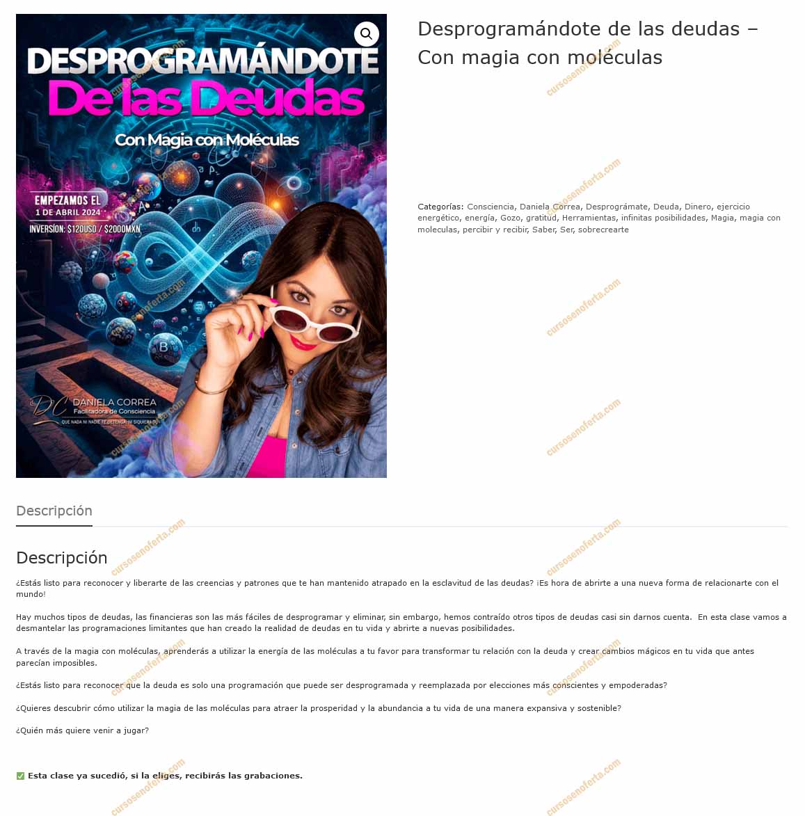 Desprogramándote de las deudas con magia con moléculas