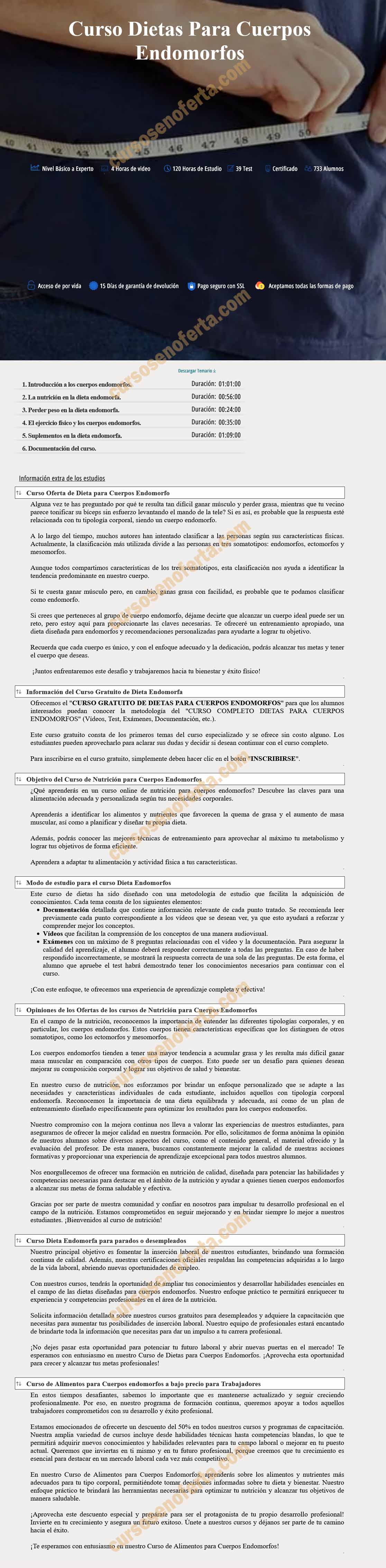 Dietas para cuerpos endomorfos - my web studies