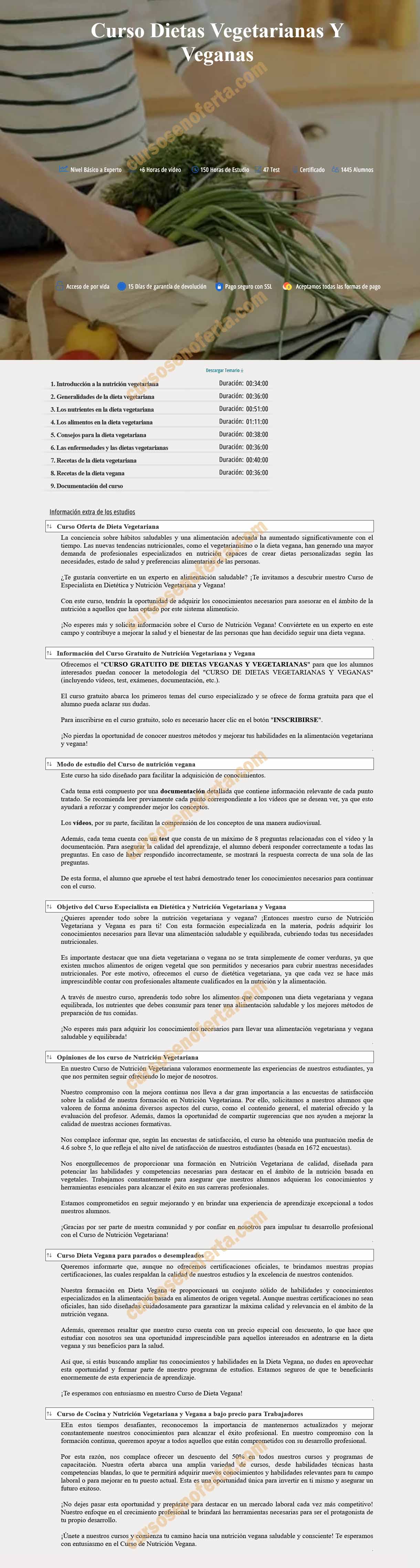 Dietas Vegetarianas y Veganas