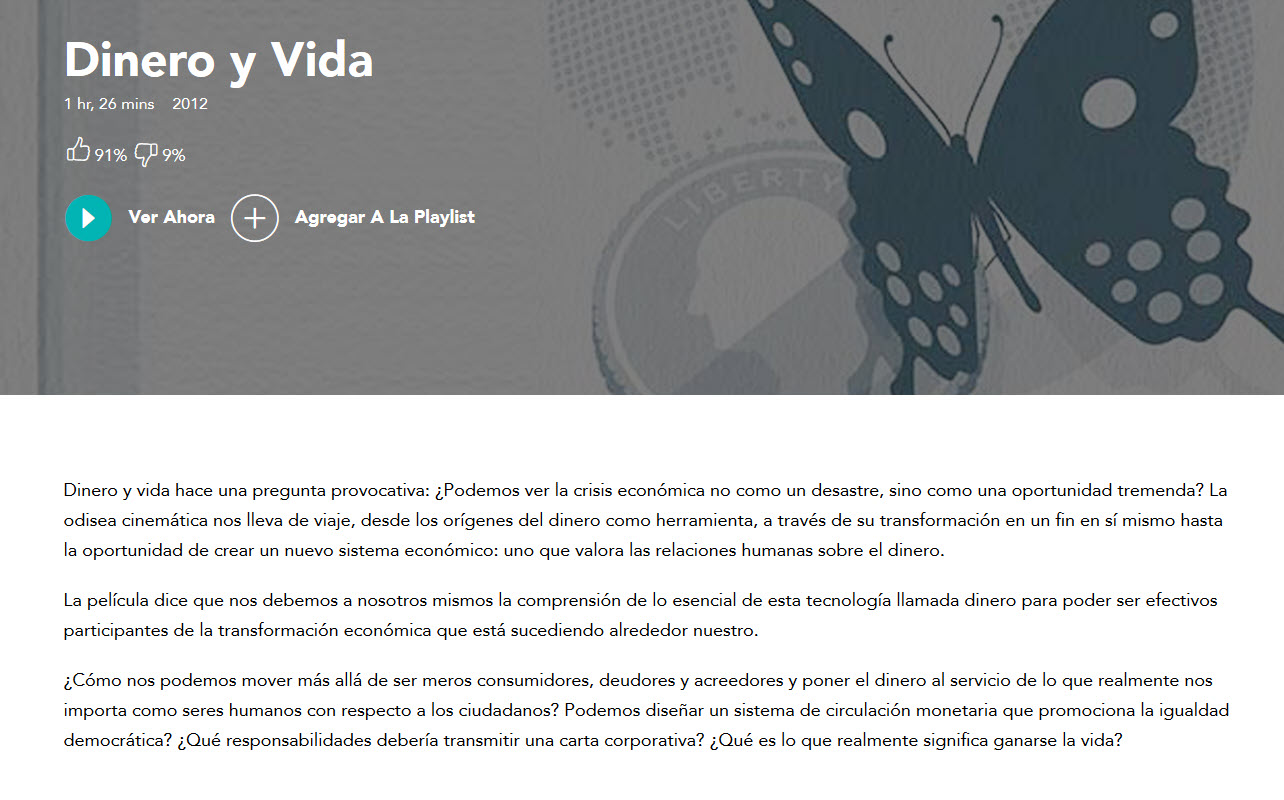 Dinero y Vida - gaia