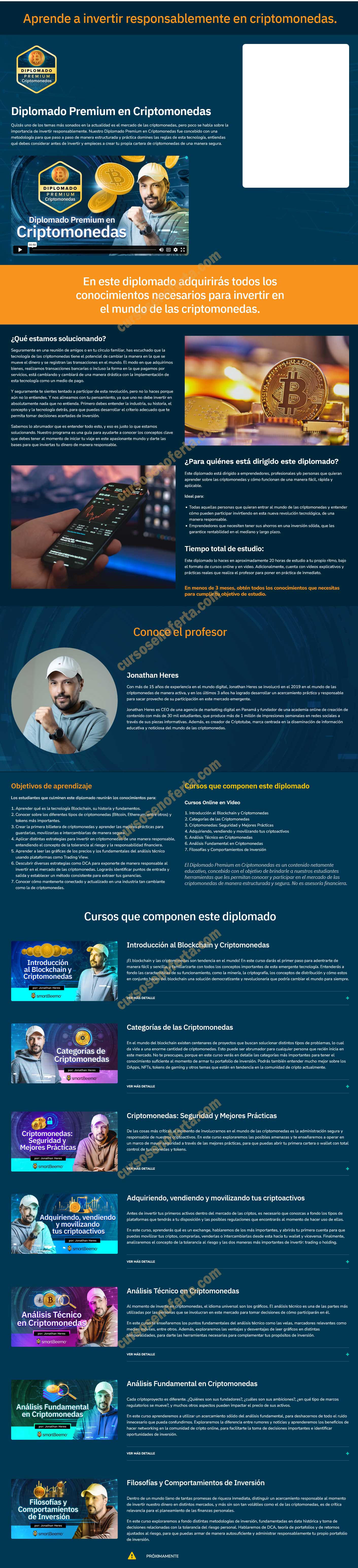 Diplomado premium en criptomonedas