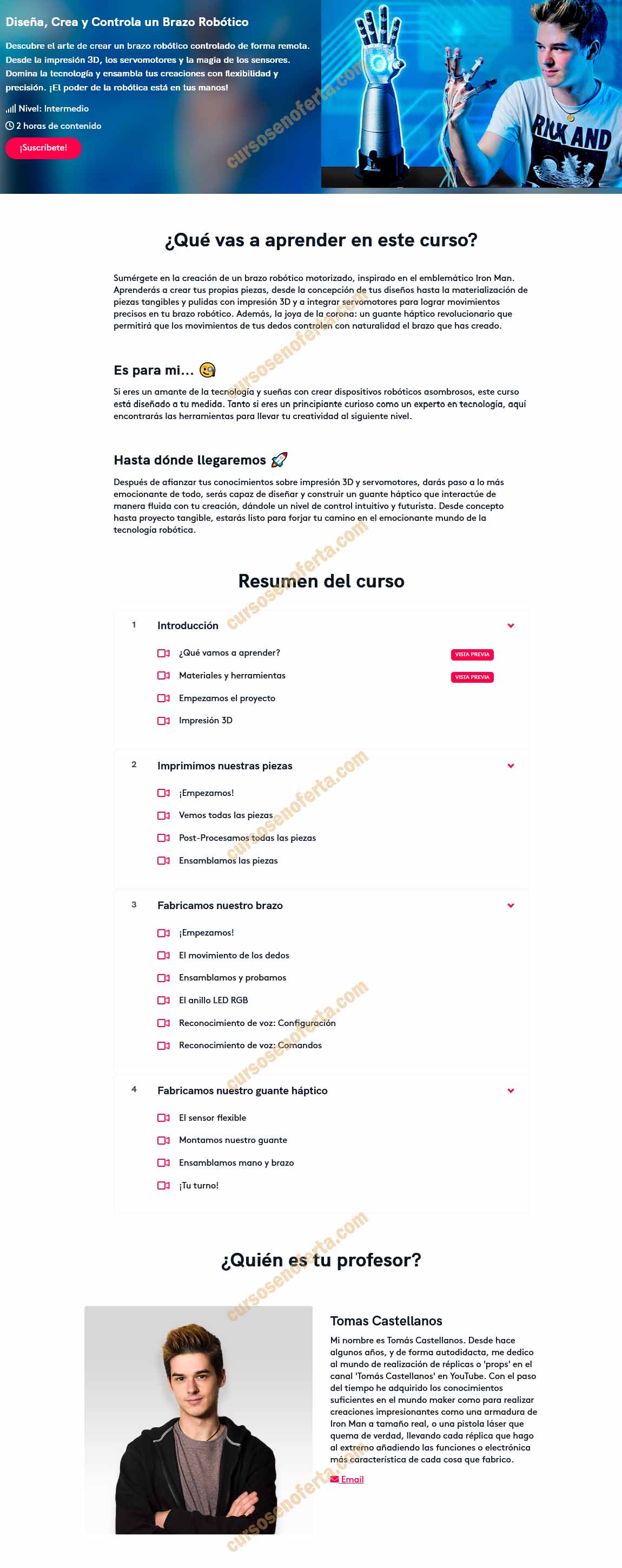 Diseña Crea y Controla un Brazo Robótico 