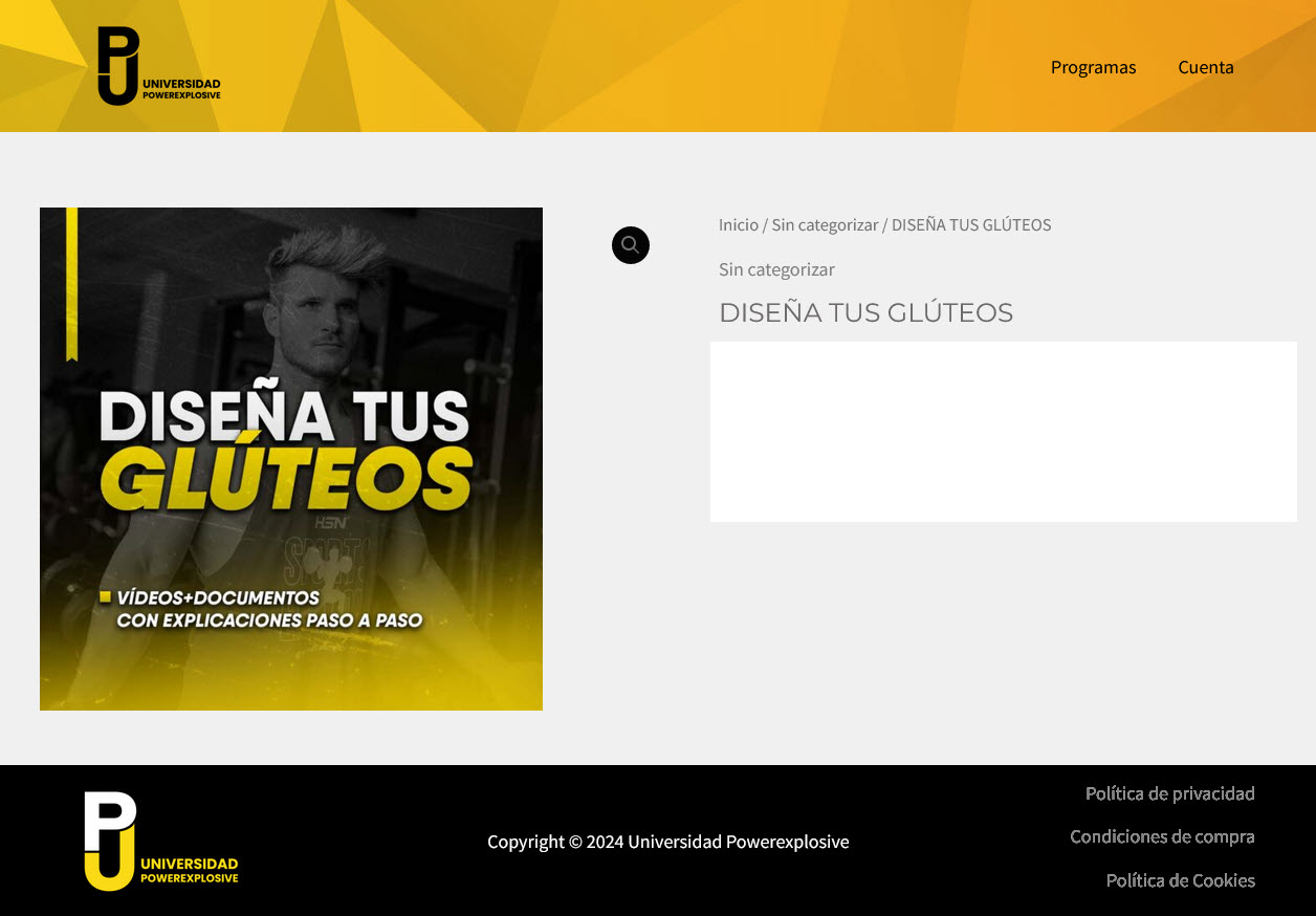 diseña tus gluteos Universidad Power Explosive