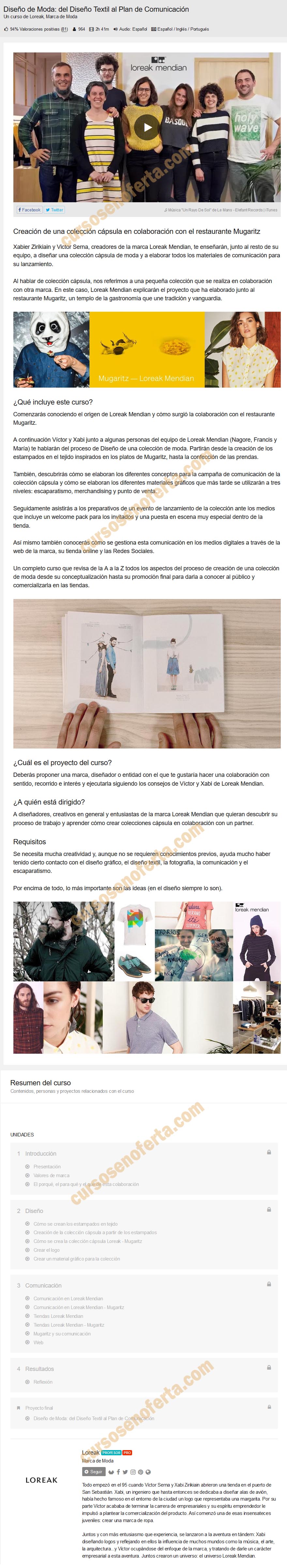 Diseño de Moda: del Diseño Textil al Plan de Comunicación
