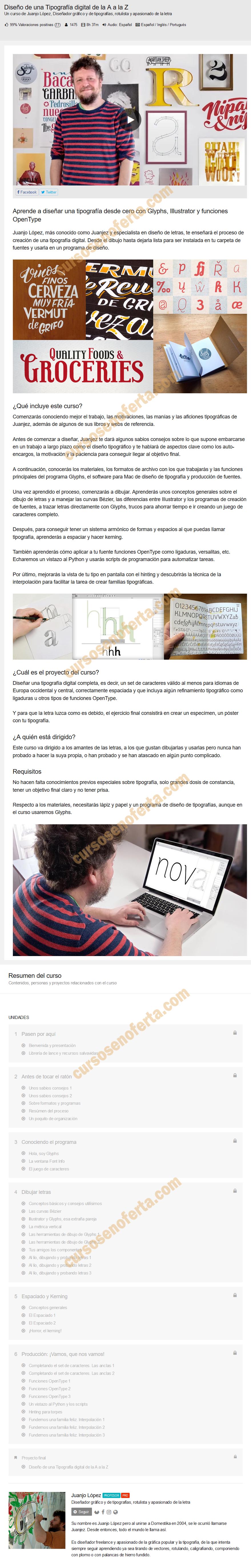 Diseño de una Tipografía digital de la A a la Z