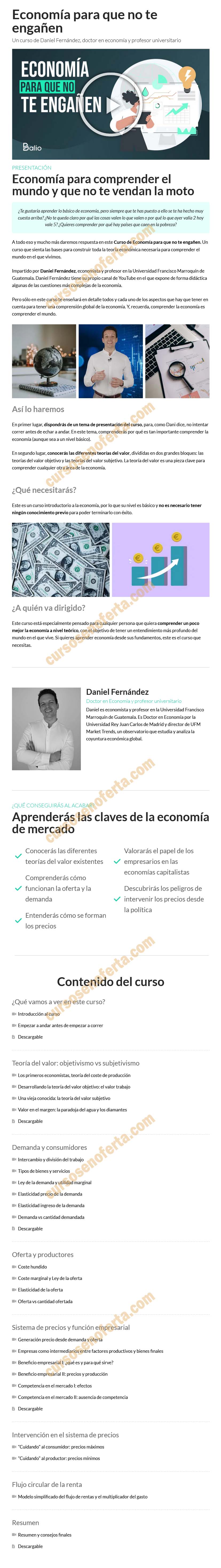 Economía para que no te engañen - Balio