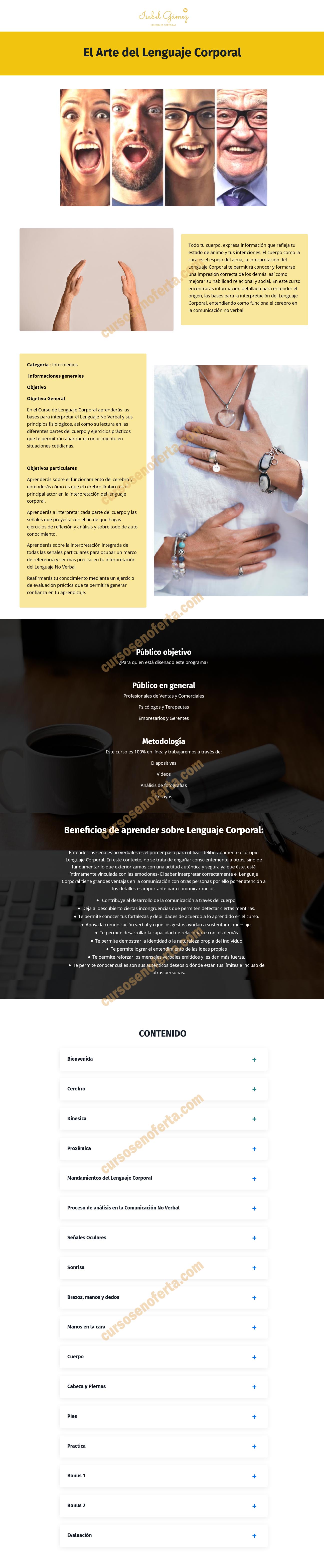 El arte del lenguaje corporal