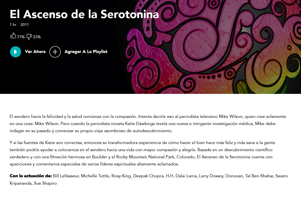 El ascenso de la serotonina - gaia
