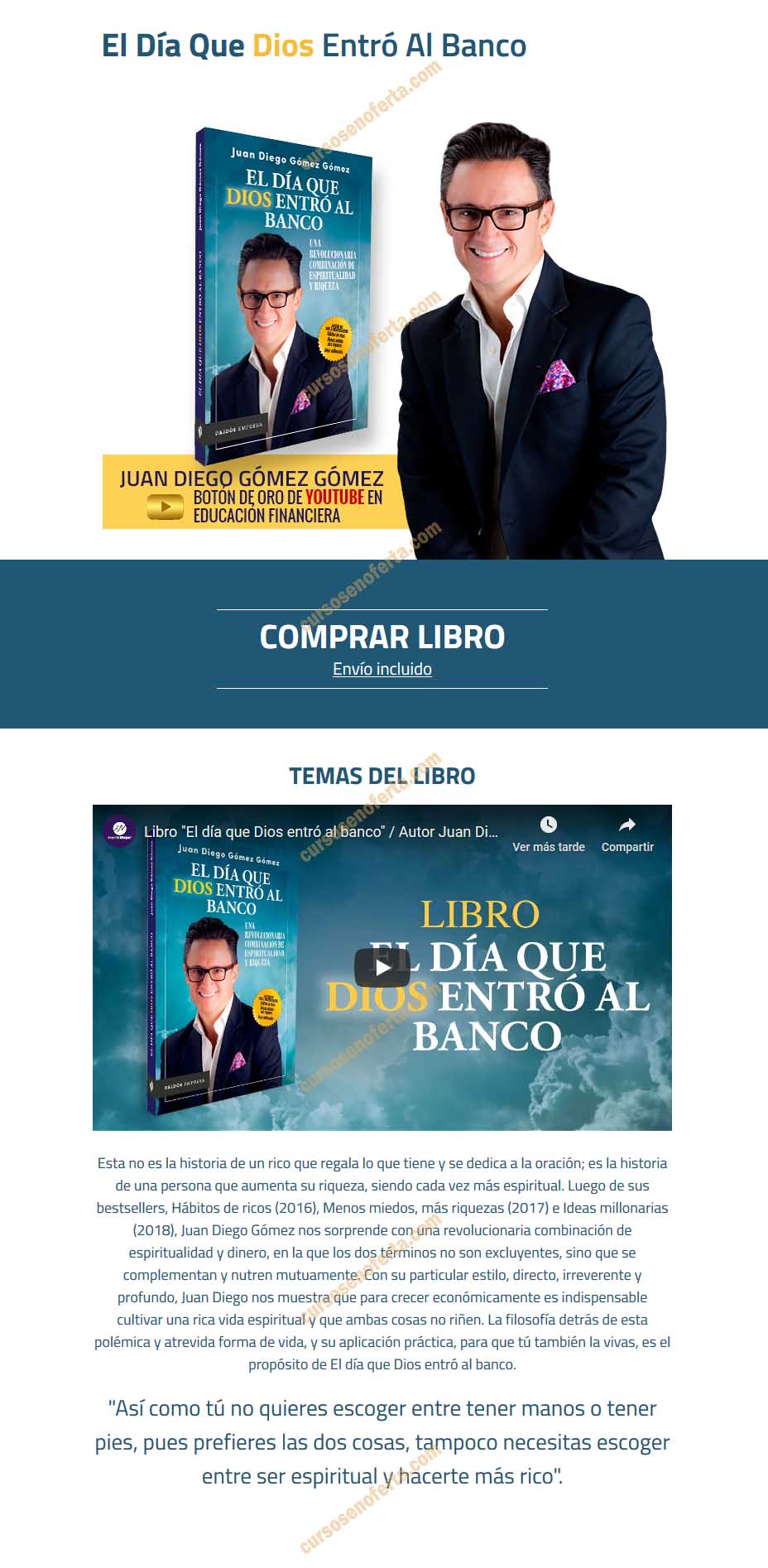 El día que Dios entró al banco