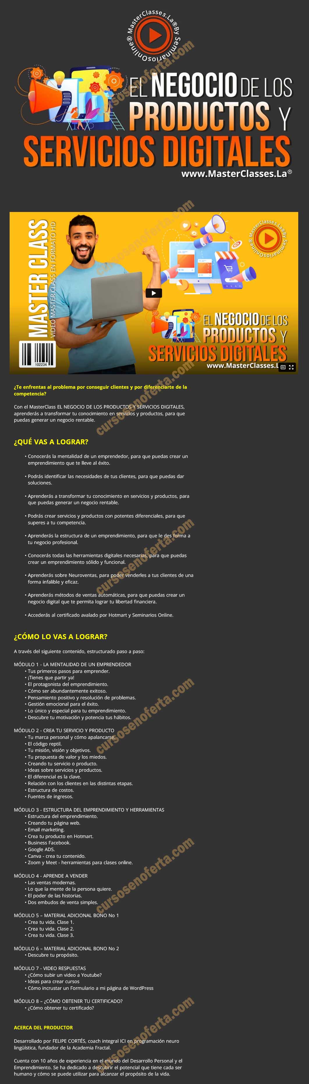 El negocio de los productos y servicios digitales