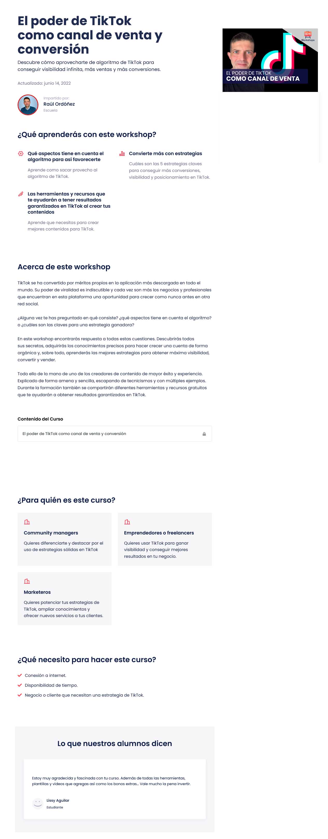 El poder de TikTok como canal de venta y conversión