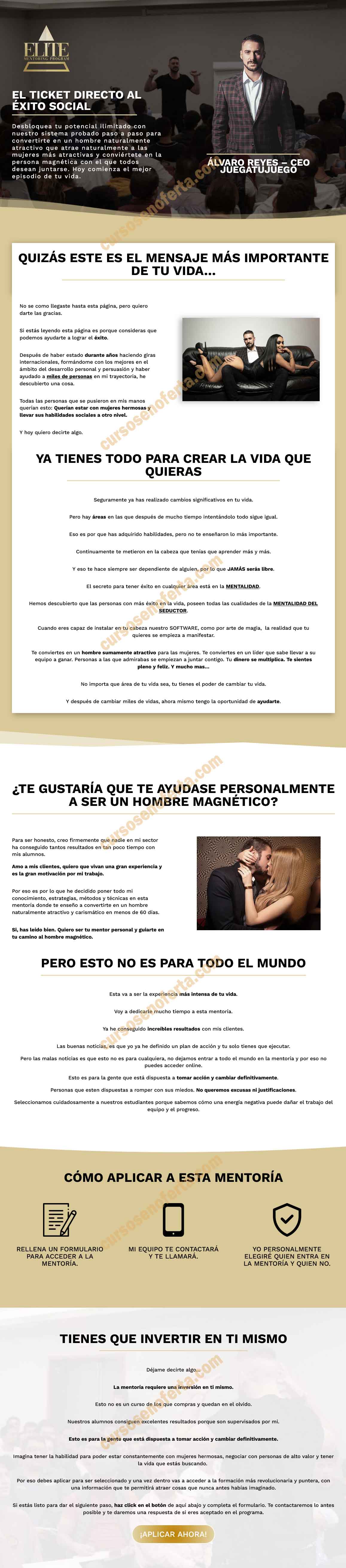 Elite Mentoring Program - alvaro reyes