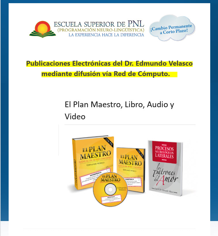 El plan maestro - Edmundo Velasco