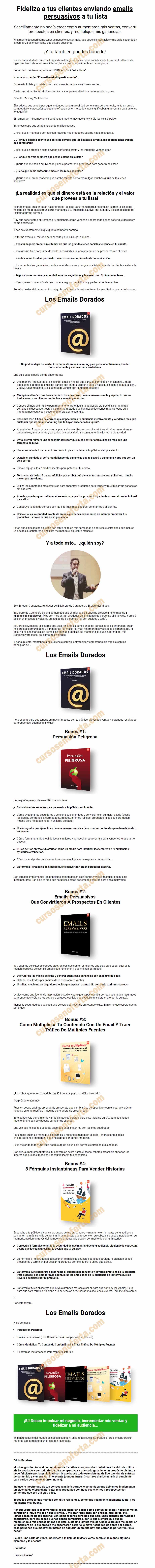 Emails Dorados