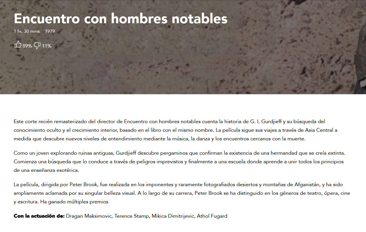 Encuentro con hombre notables - gaia