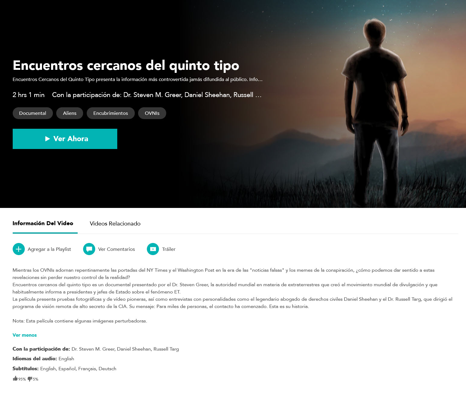 Encuentros cercanos del quinto tipo - Gaia
