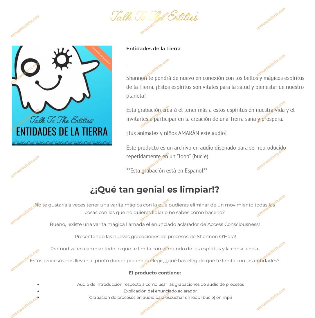 Entidades de la Tierra