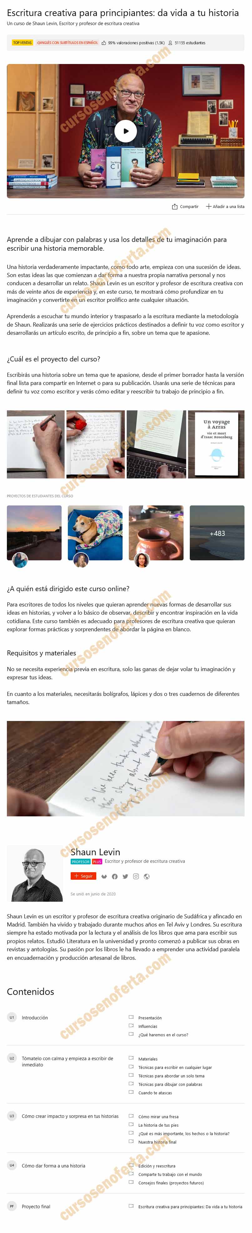 Escritura creativa para principiantes da vida a tu historia