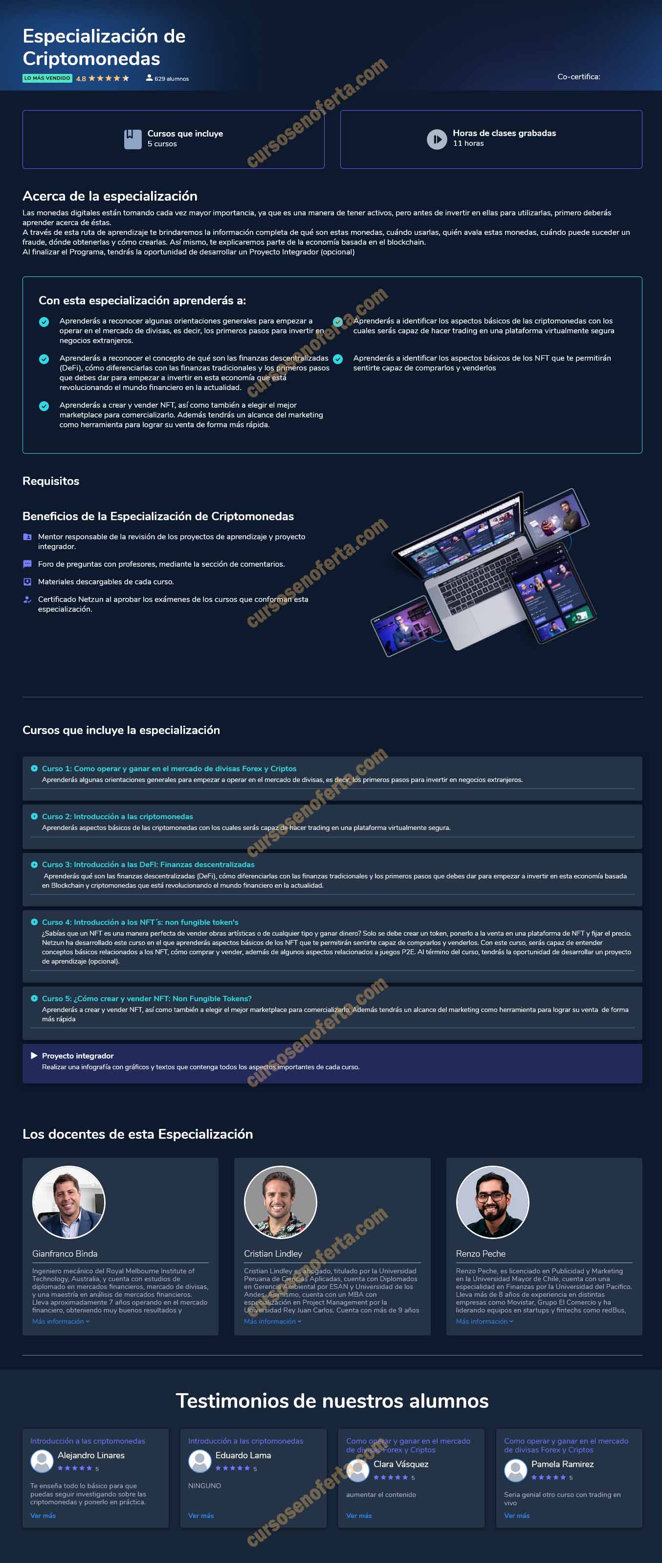 Especialización en Criptomonedas - Netzun