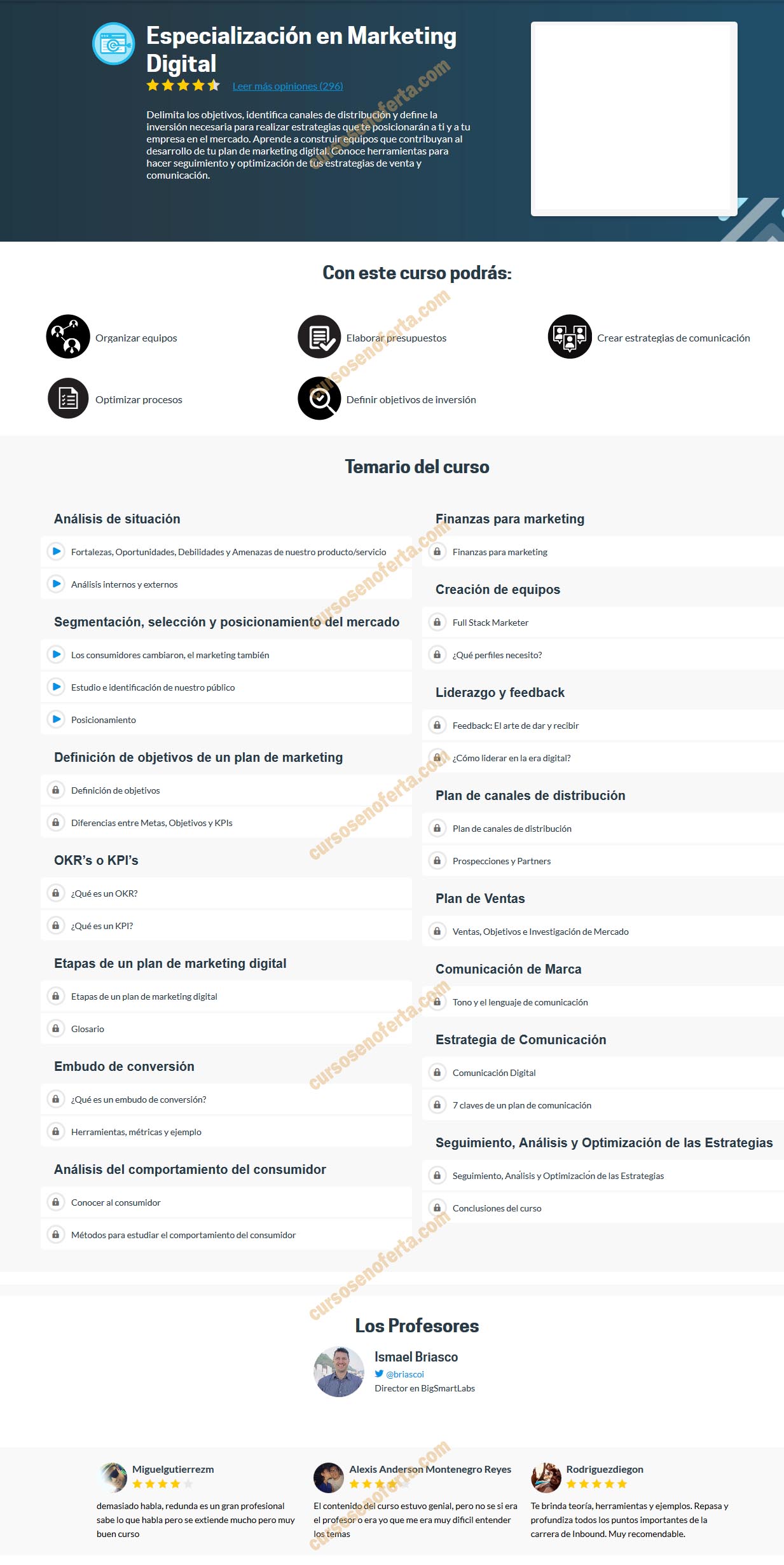 Especialización en Marketing Digital