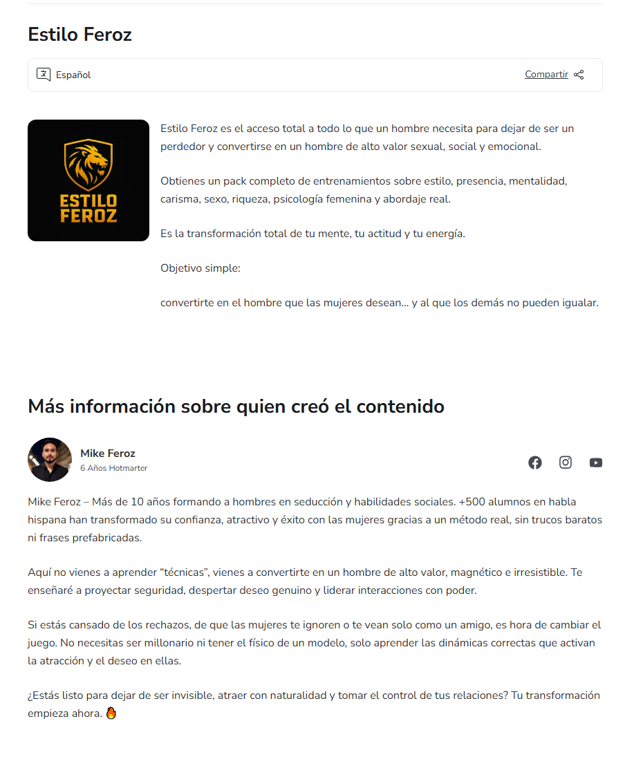 Estilo Feroz - mike feroz