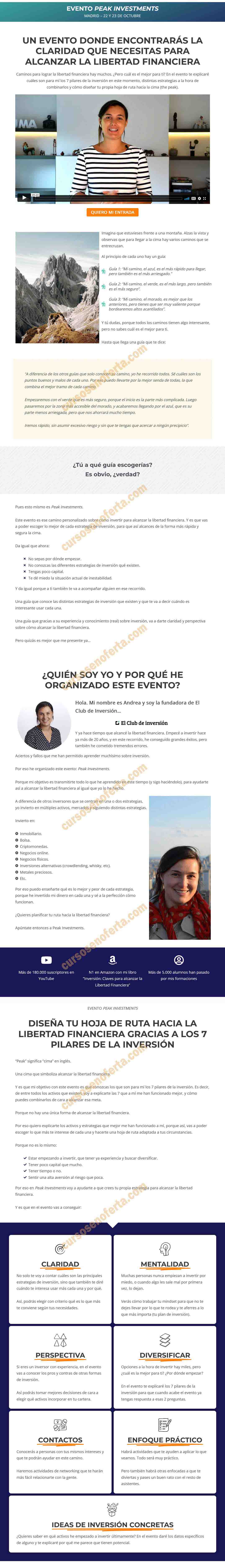 Evento Peak Investments - andrea redondo