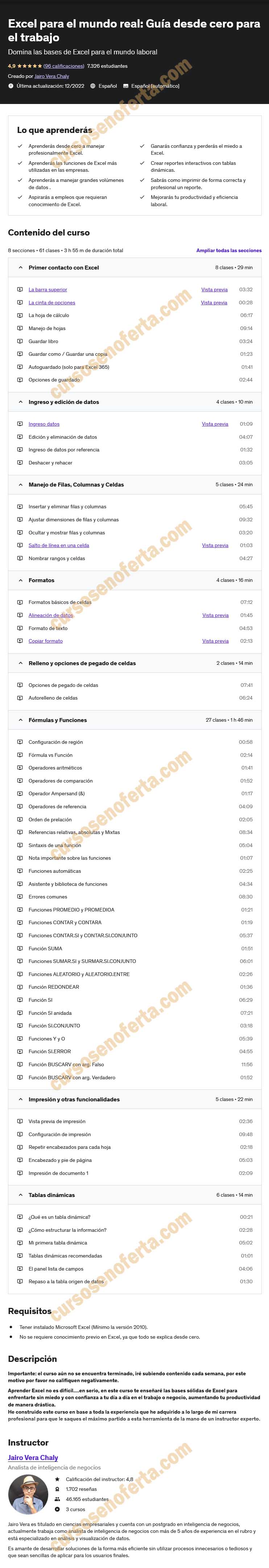 Excel para el mundo real - Guía desde cero para el trabajo