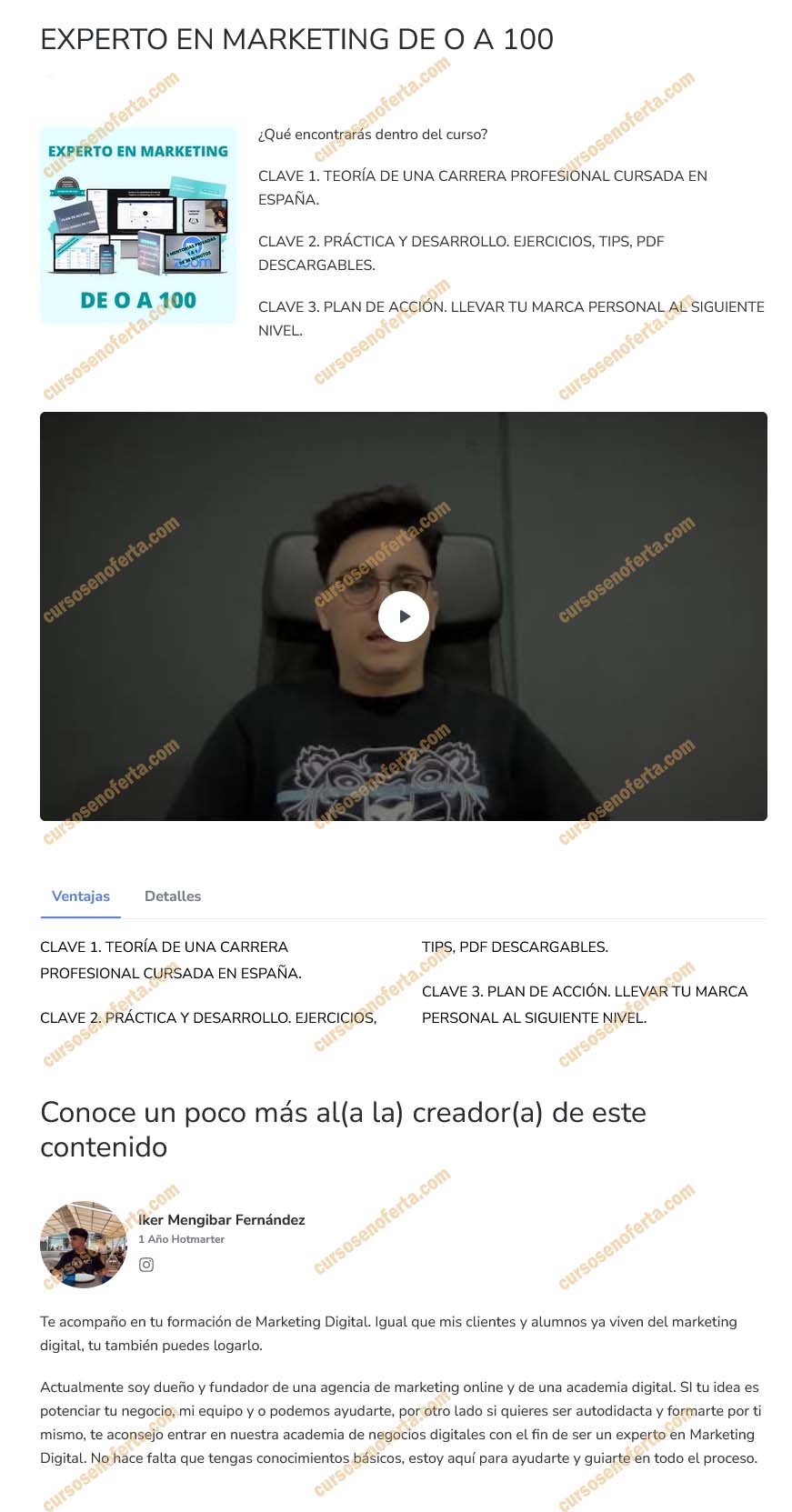 Experto en Marketing de 0 a 100