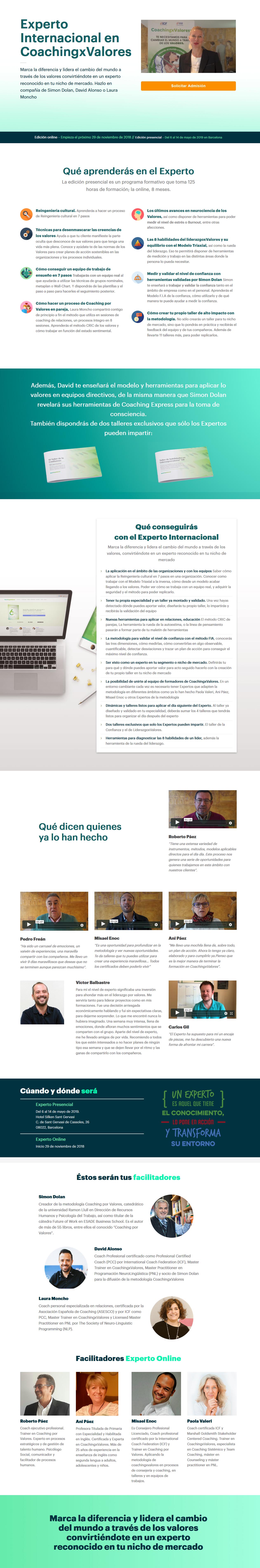 Experto Internacional en Coaching x Valores