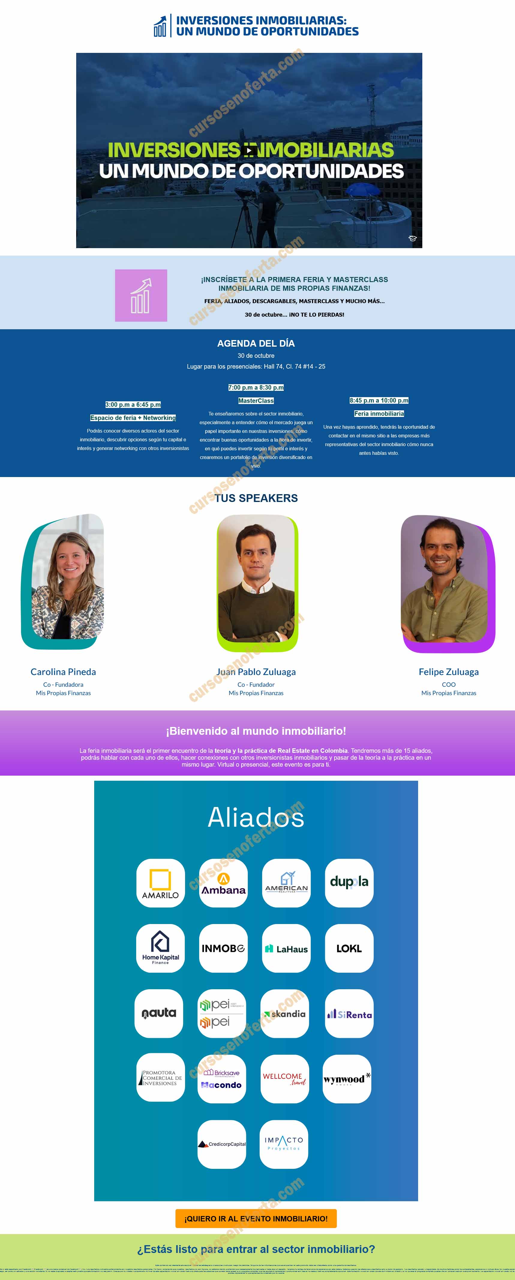 Feria y Masterclass Inmobiliaria - Mis Propias Finanzas