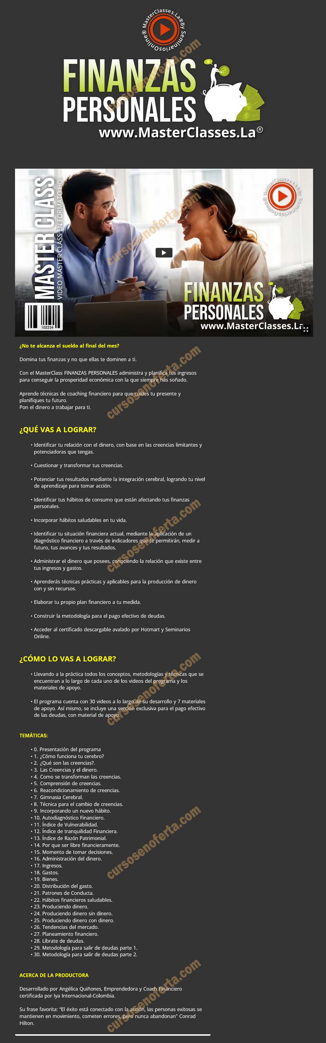Finanzas personales - angelica quiñones