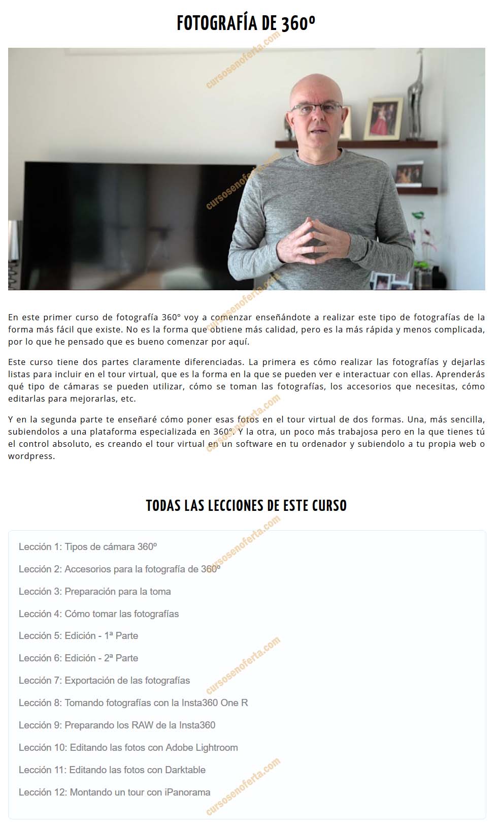Fotografía de 360 parte 1