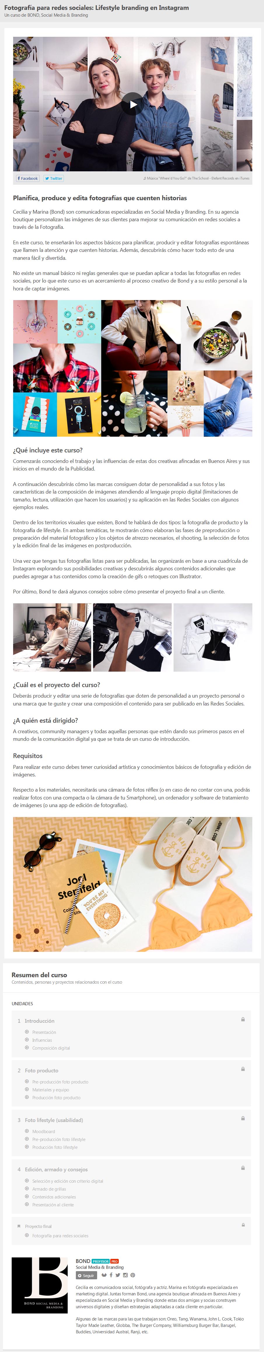 Fotografía Para Redes Sociales. Lifestyle Branding en Instagram