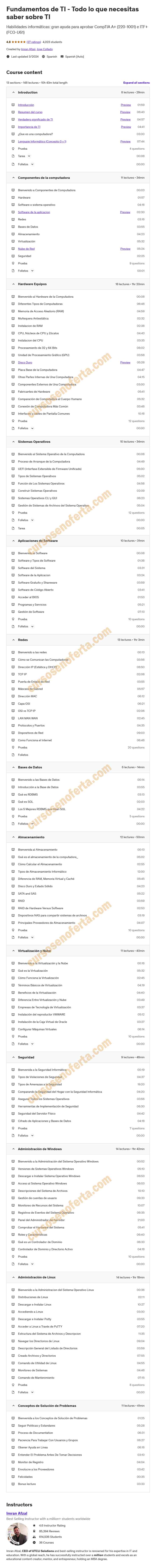 Fundamentos de TI - Todo lo que necesitas saber sobre TI