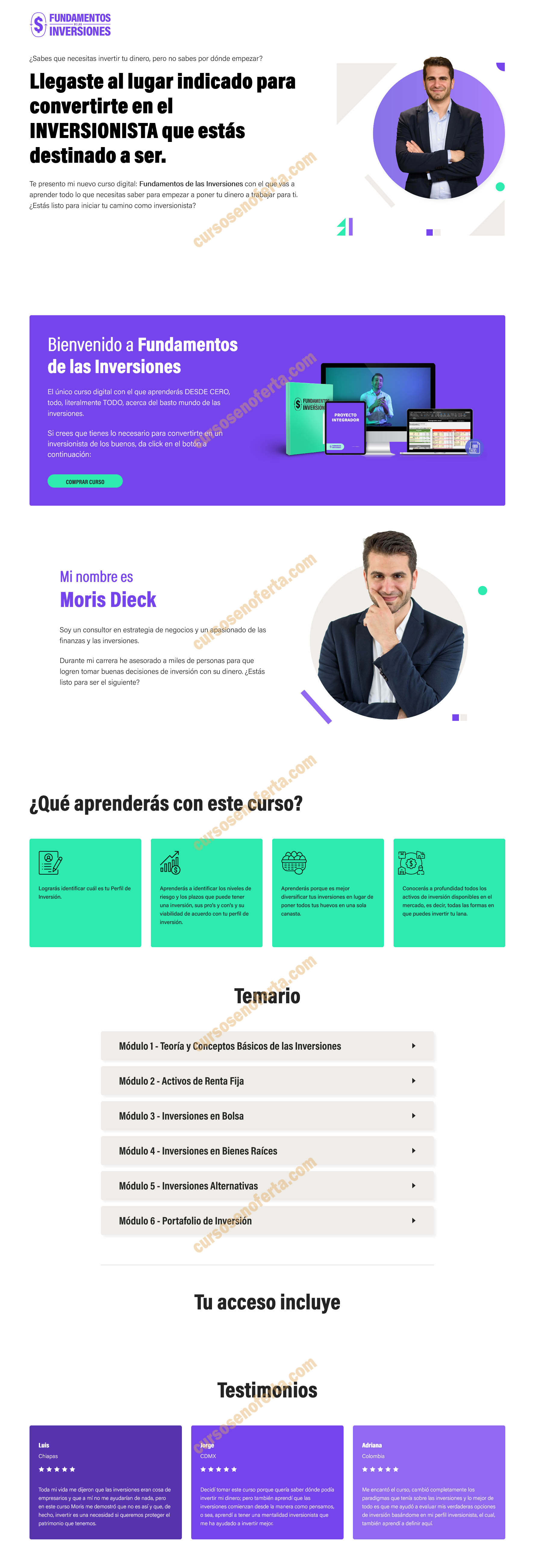 Fundamentos de las inversiones