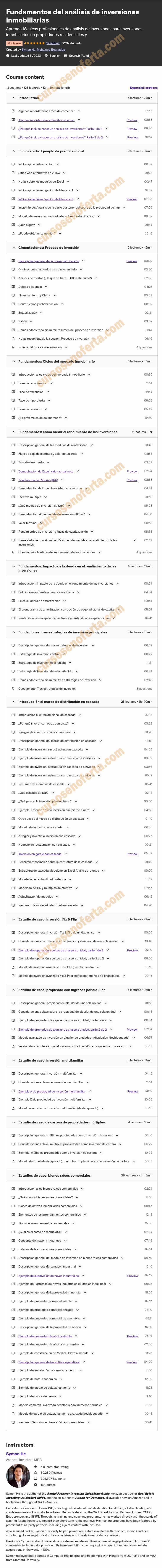 Fundamentos del análisis de inversiones inmobiliarias